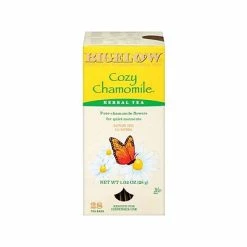 Buy 🤩 Hot Tea Bigelow Cozy Chamomile Herbal Tea Bags, 28/Box (004011) 😉