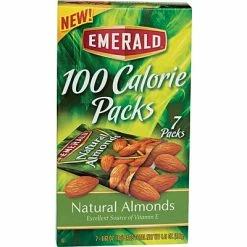 Cheap ⭐ Dried Fruit, Nuts & Trail Mix Emerald Natural Almonds, 100 Calorie Pack, 7/PK 🤩