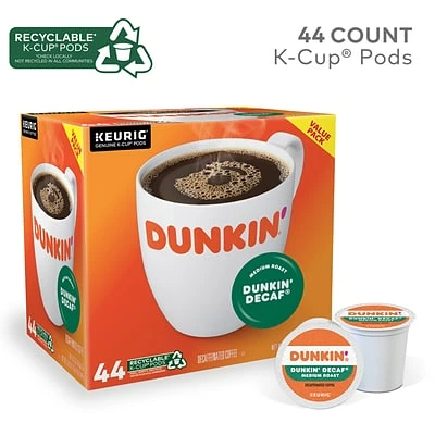 Hot Sale ❤️ K-Cups Dunkin' Donuts Decaf Keurig Single-Serve K-Cup Pods, Medium Roast Coffee, 44 Count 😍 4 Hot Sale ❤️ K-Cups Dunkin' Donuts Decaf Keurig Single-Serve K-Cup Pods, Medium Roast Coffee, 44 Count 😍 - Image 2