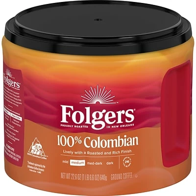 Cheap ๐ Ground Folgers 100% Colombian Coffee, Medium Roast, 22.6 Oz. (2550020532) ๐ฏ 3 Cheap ๐ Ground Folgers 100% Colombian Coffee, Medium Roast, 22.6 Oz. (2550020532) ๐ฏ