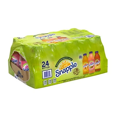 Deals ๐ Snapple All Natural Juice Variety Pack Bottles, 20 Oz., 24/Pack (220-00813) ๐ 3 Deals ๐ Snapple All Natural Juice Variety Pack Bottles, 20 Oz., 24/Pack (220-00813) ๐