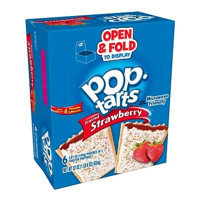 Promo ๐ฅฐ Breakfast & Cereal Kellog's Pop-Tarts, Frosted Strawberry, 3.67 Oz., 6/Box (31732) ๐ 5 Promo ๐ฅฐ Breakfast & Cereal Kellog's Pop-Tarts, Frosted Strawberry, 3.67 Oz., 6/Box (31732) ๐ - Image 3