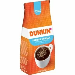 Best Sale 🥰 Dunkin' French Vanilla Ground Coffee, 12 Oz. Bag (SMU00047) 🎉