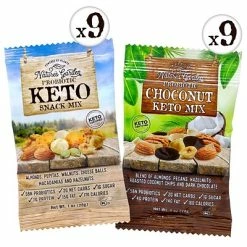 Deals 👏 Snacks & Granola Bars Nature's Garden Keto Variety Snack Pack, Keto Snack Mix And Keto Choconut, 1oz, 18 Ct 🎉 -Grocery shop unnamed file 1814
