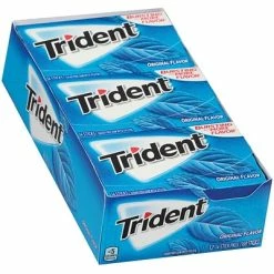 Cheap ⭐ Gum & Mints Trident Original Gum, 14 Pieces/Pack, 12/Box (MOZ01108) ✔️