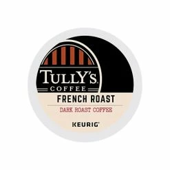 Hot Sale ✔️ K-Cups Tully's French Roast Decaf Coffee, Keurig® K-Cup® Pods, Dark Roast, 24/Box (192419) 🎁