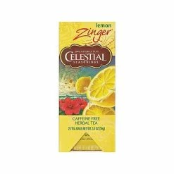Cheap 👏 Hot Tea Celestial Seasonings Zinger Lemon Tea Bags, 25/Box (31010) ❤️