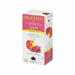 Outlet 🤩 Hot Tea Bigelow Cranberry Apple Herbal Tea Bags, 28/Box (RCB004001) 🎉 -Grocery shop unnamed file 1925