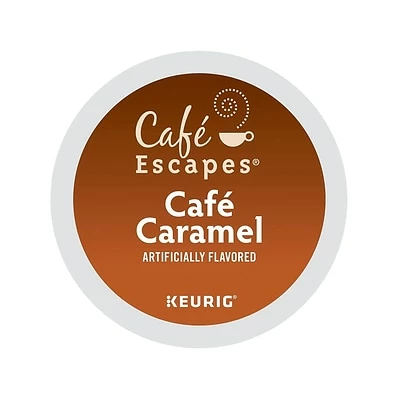 Coupon 💯 K-Cups Cafe Escapes Café Caramel Coffee, Keurig® K-Cup® Pods, Light Roast, 24/Box (GMT6813) 🤩 3 Coupon 💯 K-Cups Cafe Escapes Café Caramel Coffee, Keurig® K-Cup® Pods, Light Roast, 24/Box (GMT6813) 🤩