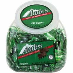 Hot Sale ⌛ Ande's 🍬 Candy & Chocolate Andes Creme De Menthe Chocolate Mint Thins, 240 Pieces (209-06034) 🔔 -Grocery shop unnamed file 2031