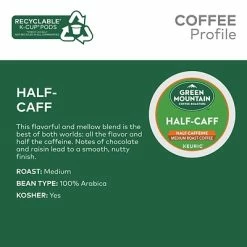 New ⌛ K-Cups Green Mountain Coffee Roasters Half-Caff Coffee, Keurig® K-Cup® Pods, Medium Roast, 48/Box (357446) ❤️ 15 New ⌛ K-Cups Green Mountain Coffee Roasters Half-Caff Coffee, Keurig® K-Cup® Pods, Medium Roast, 48/Box (357446) ❤️ -Grocery shop unnamed file 2046