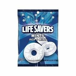 New 🎁 LifeSavers Gum & Mints Life Savers Mints, Pep-O-Mint, 6.25 Oz. (NFG08503) 🔥