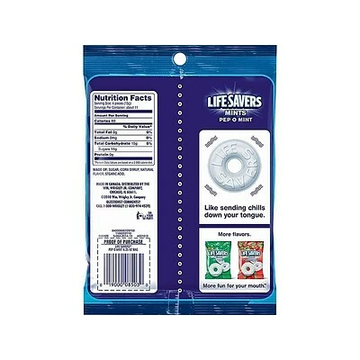 New ๐ LifeSavers Gum & Mints Life Savers Mints, Pep-O-Mint, 6.25 Oz. (NFG08503) ๐ฅ 4 New ๐ LifeSavers Gum & Mints Life Savers Mints, Pep-O-Mint, 6.25 Oz. (NFG08503) ๐ฅ - Image 2