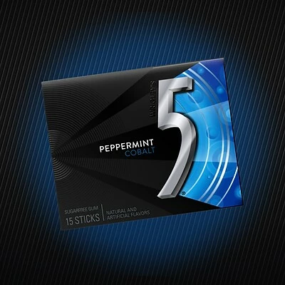 Budget ๐ Gum & Mints 5 GUM Peppermint Cobalt Sugar Free Chewing Gum, 15 Sticks (WMW51220) ๐ฅฐ 4 Budget ๐ Gum & Mints 5 GUM Peppermint Cobalt Sugar Free Chewing Gum, 15 Sticks (WMW51220) ๐ฅฐ - Image 2