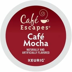 Budget 😀 Cafe Escapes K-Cups Café Escapes® Café Mocha Coffee, Keurig® K-Cup® Pods, 96/Carton (68037) 🔥