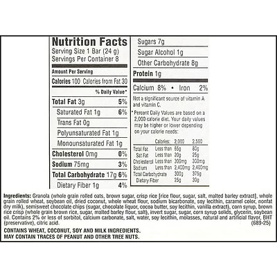 Wholesale 🎉 Snack Bars Quaker Chewy Bars, Chocolate Chip, 0.84 Oz., 8/Box (31182) 🤩 4 Wholesale 🎉 Snack Bars Quaker Chewy Bars, Chocolate Chip, 0.84 Oz., 8/Box (31182) 🤩 - Image 2