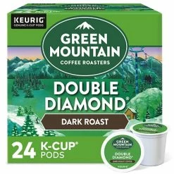 Best deal 🔥 K-Cups Green Mountain Double Diamond Coffee, Keurig K-Cup Pods, Dark Roast, 24/Box (4066) 🤩