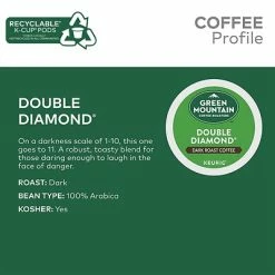Best deal 🔥 K-Cups Green Mountain Double Diamond Coffee, Keurig K-Cup Pods, Dark Roast, 24/Box (4066) 🤩 -Grocery shop unnamed file 2102
