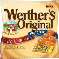 Promo ✔️ Candy & Chocolate Werther's Original Sugar Free Hard Candies, Caramel, 2.75 Oz. (SUL831498) 🎁