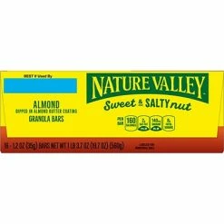 Promo ⭐ Snack Bars Nature Valley Bars Sweet & Salty Granola Bars, Almond, 1.2 Oz., 16/Box (42068) ✨ 9 Promo ⭐ Snack Bars Nature Valley Bars Sweet & Salty Granola Bars, Almond, 1.2 Oz., 16/Box (42068) ✨ -Grocery shop unnamed file 2110