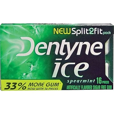Brand new 🤩 Gum & Mints Dentyne Ice Sugar Free Gum, Spearmint, 9/Box (31500) ⭐ 4 Brand new 🤩 Gum & Mints Dentyne Ice Sugar Free Gum, Spearmint, 9/Box (31500) ⭐ - Image 2