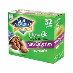 Outlet 🤩 Dried Fruit, Nuts & Trail Mix Blue Diamond Nuts, Almond, 0.63 Oz., 32/Box (220-00512) 🧨 -Grocery shop unnamed file 2121
