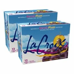 Outlet ๐ Water & Beverages Lacroix Beach Plum Sparkling Seltzer Water, 12 Fl. Oz., 12 Cans/Pack, 2 Packs/Carton (15021762) ๐ฅฐ