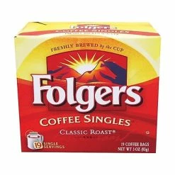 Budget ๐งจ Ground Folgers Coffee Singles Classic Roast Bags, Medium Roast, 19/Box (29764) ๐ 7 Budget ๐งจ Ground Folgers Coffee Singles Classic Roast Bags, Medium Roast, 19/Box (29764) ๐ -Grocery shop unnamed file 2139