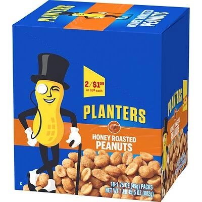 Best reviews of 🎉 Dried Fruit, Nuts & Trail Mix Planters® Honey Roasted Peanuts, 1.75 Oz. Bags, 18/Box (07566) 🤩 5 Best reviews of 🎉 Dried Fruit, Nuts & Trail Mix Planters® Honey Roasted Peanuts, 1.75 Oz. Bags, 18/Box (07566) 🤩 - Image 3