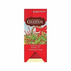 Flash Sale 🛒 Hot Tea Celestial Seasonings Peppermint Tea Bags, 25/Box (31012) 👏