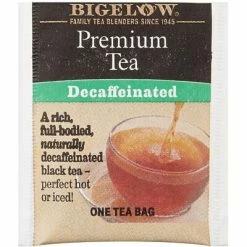 Hot Sale ⭐ Hot Tea Bigelow Premium Decaf Black Tea, Decaffeinated Black Tea, 48 Tea Bags/Box (RCB00356) 🛒 -Grocery shop unnamed file 2175