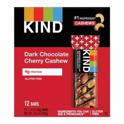 Coupon ⌛ Snack Bars KIND Bar, Dark Chocolate Cherry Cashew, 1.4 Oz., 12/Box (PHW17250) 🧨