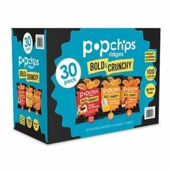 Cheapest ⭐ Popchips Ridges Chips, Variety, .8 Oz., 30/Carton (SMC94004) 🔥