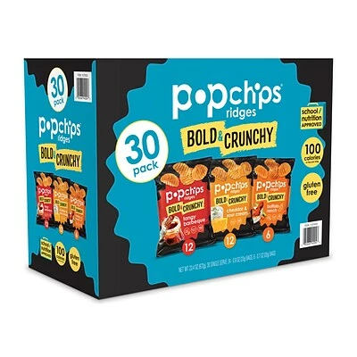 Cheapest โญ Popchips Ridges Chips, Variety, .8 Oz., 30/Carton (SMC94004) ๐ฅ 3 Cheapest โญ Popchips Ridges Chips, Variety, .8 Oz., 30/Carton (SMC94004) ๐ฅ