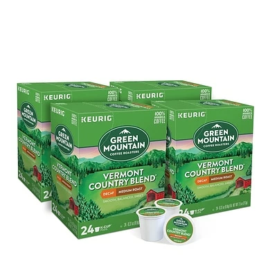Discount 🌟 K-Cups Green Mountain Vermont Country Blend Decaf Coffee, Keurig® K-Cup® Pods, Medium Roast, 96/Carton (GMT7602CT) 🌟 3 Discount 🌟 K-Cups Green Mountain Vermont Country Blend Decaf Coffee, Keurig® K-Cup® Pods, Medium Roast, 96/Carton (GMT7602CT) 🌟