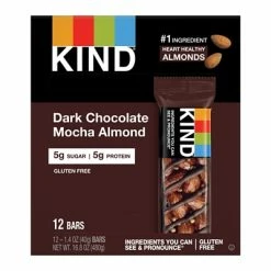 Wholesale 🧨 Snack Bars KIND Bar, Dark Chocolate Mocha Almond, 1.4 Oz., 12/Box (PHW18554) 💯