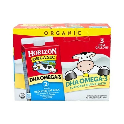 Buy ๐ฏ Fresh Groceries Horizon Organic 2% Milk With DHA Omega-3, 64 Fl. Oz., 3/Pack (902-00055) ๐ฏ 4 Buy ๐ฏ Fresh Groceries Horizon Organic 2% Milk With DHA Omega-3, 64 Fl. Oz., 3/Pack (902-00055) ๐ฏ - Image 2