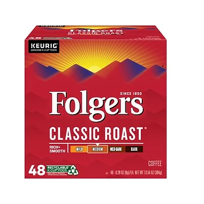 Best reviews of 🛒 K-Cups Folgers Classic Roast Coffee, Keurig K-Cup Pod, Medium Roast, 48/Box (5000363378) ✨ 3 Best reviews of 🛒 K-Cups Folgers Classic Roast Coffee, Keurig K-Cup Pod, Medium Roast, 48/Box (5000363378) ✨