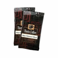 New ⌛ Peet's Coffee Major Dickason's Blend Ground Coffee, Dark Roast, 18/Box (PCEMAJP25) 🥰