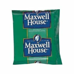 Hot Sale 🛒 Maxwell House Arabica Decaf Ground Coffee, Medium, 42/Carton (390390) ❤️