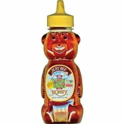 Best Sale 🤩 Condiments Golden Heritage Busy Bee Bear Clover Honey, 12 Oz., 12/CT 😉