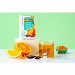 Brand new 🎁 Hot Tea Twinings Soothe Decaf Orange And Star Anise Herbal Tea Bags, 1.27 Oz., 18/Box (F15007) 🔥 -Grocery shop unnamed file 2404