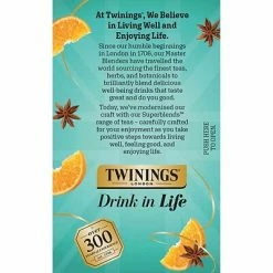 Brand new 🎁 Hot Tea Twinings Soothe Decaf Orange And Star Anise Herbal Tea Bags, 1.27 Oz., 18/Box (F15007) 🔥 -Grocery shop unnamed file 2407