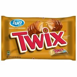 Cheap 💯 Candy & Chocolate TWIX Caramel Fun Size Chocolate Cookie Bar 🍬 Candy Bag, 22.34 Oz (209-00467) 😀