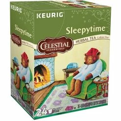 Grocery shop 51 Best deal ❤️ K-Cups Celestial Seasonings Sleepytime Herbal Tea, Keurig K-Cup Pods, 24/Box (14739) ✨