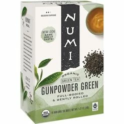 Brand new 🛒 Hot Tea Numi Gunpowder Green Tea Bags, 18/Box (10109) 👍