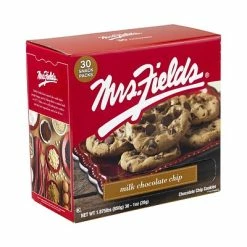 Promo ✨ Mrs. Fields Milk Chocolate Chip Cookies, 1 Oz., 30/Pack (212-00009) 😍