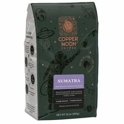 Deals ✔️ Copper Moon Coffee Copper Moon Sumatra Dark Whole Bean Coffee, Dark Roast, 2 Lb. (260144-BAG) ❤️