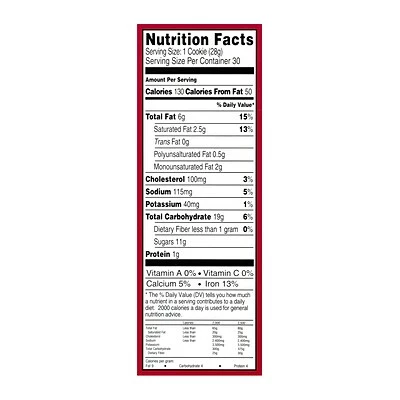 Promo โจ Mrs. Fields Milk Chocolate Chip Cookies, 1 Oz., 30/Pack (212-00009) ๐ 8 Promo โจ Mrs. Fields Milk Chocolate Chip Cookies, 1 Oz., 30/Pack (212-00009) ๐ - Image 6