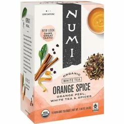 Best Pirce 🥰 Hot Tea Numi Orange Spice White Tea Bags, 16/Box (10240) 🌟